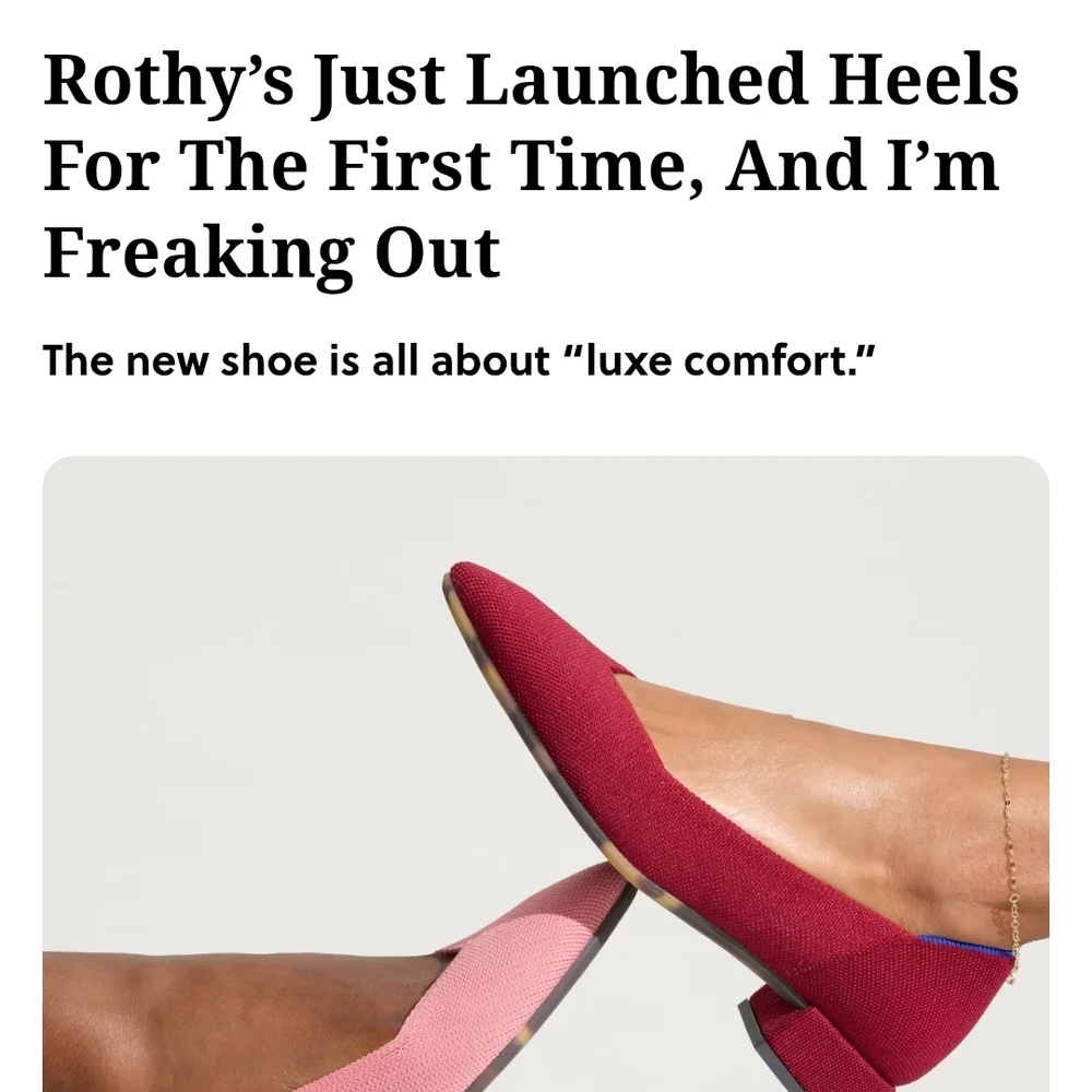 ROTHY'S‎ Elegant Red Women's Shoes